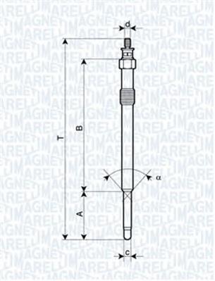 062900024304 Magneti Marelli vela de incandescência