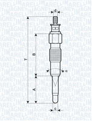 062900040304 Magneti Marelli vela de incandescência