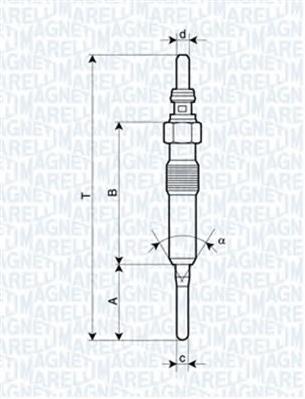 Свечи накала 062900087304 Magneti Marelli