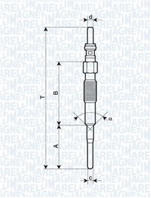 062900079304 Magneti Marelli vela de incandescência