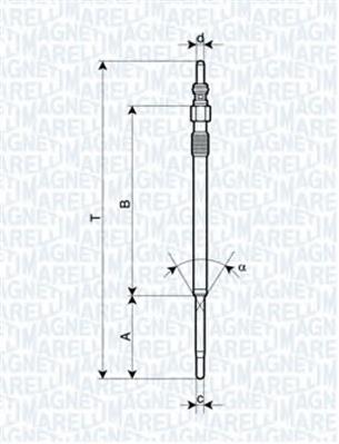 062900060304 Magneti Marelli vela de incandescência