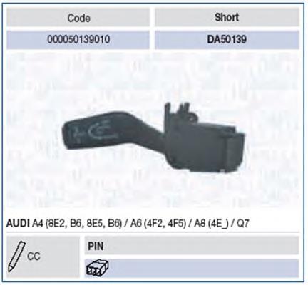 000050139010 Magneti Marelli comutador de controlo de cruzeiro