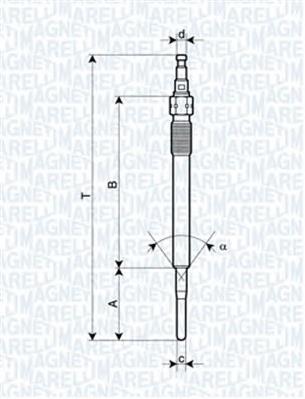 062900051304 Magneti Marelli vela de incandescência