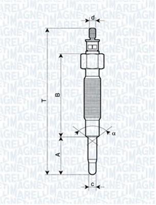 062900019304 Magneti Marelli vela de incandescência