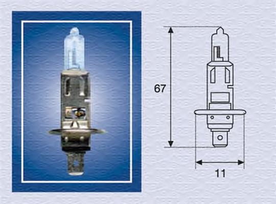 002551100000 Magneti Marelli lâmpada halógena