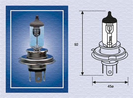 002156100000 Magneti Marelli lâmpada halógena