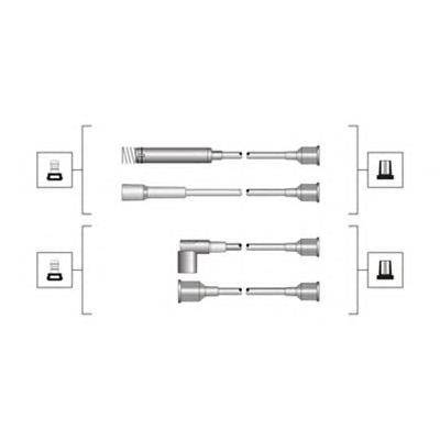 941319170064 Magneti Marelli fios de alta voltagem, kit