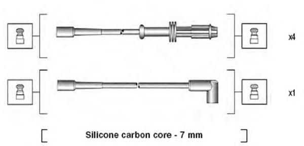 Высоковольтные провода 941135120700 Magneti Marelli