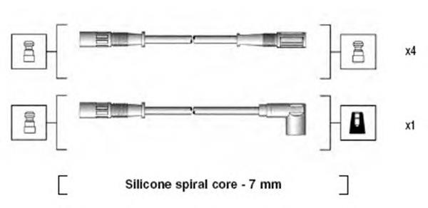 Высоковольтные провода 941095470590 Magneti Marelli