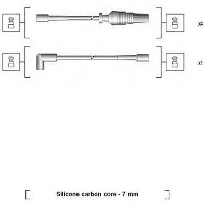 941085160568 Magneti Marelli fios de alta voltagem, kit