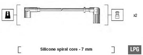 Высоковольтные провода 941095670606 Magneti Marelli