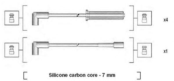 Высоковольтные провода 941365070930 Magneti Marelli