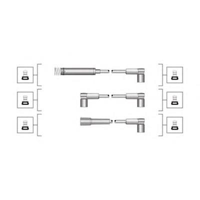 941319170013 Magneti Marelli fios de alta voltagem, kit