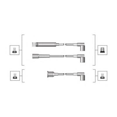 941319170009 Magneti Marelli fios de alta voltagem, kit