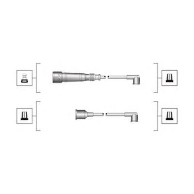 941319170023 Magneti Marelli fios de alta voltagem, kit