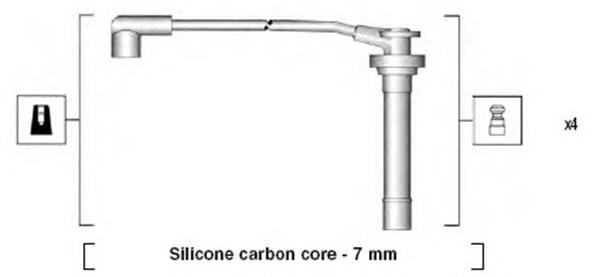 Высоковольтные провода 941295060855 Magneti Marelli