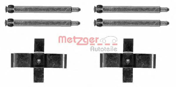 109-1713 Metzger ремкомплект тормозных колодок