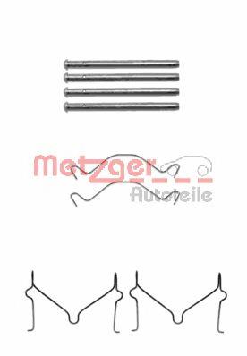 109-1209 Metzger kit de molas de fixação de sapatas de disco dianteiras