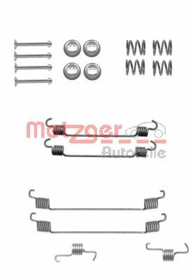Kit de montagem das sapatas traseiras de tambor para Peugeot 107 