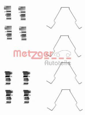 Ремкомплект тормозных колодок 1091652 Metzger