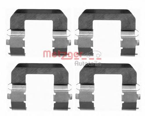 Kit de molas de fixação de sapatas de disco dianteiras para Hyundai Coupe (GK)