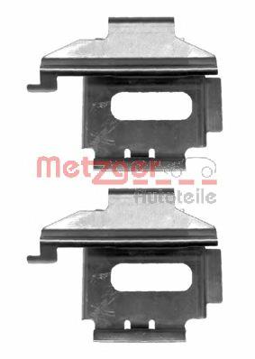 109-1282 Metzger kit de molas de fixação de sapatas de disco dianteiras