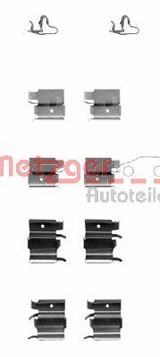 109-1240 Metzger комплект пружинок крепления дисковых колодок передних