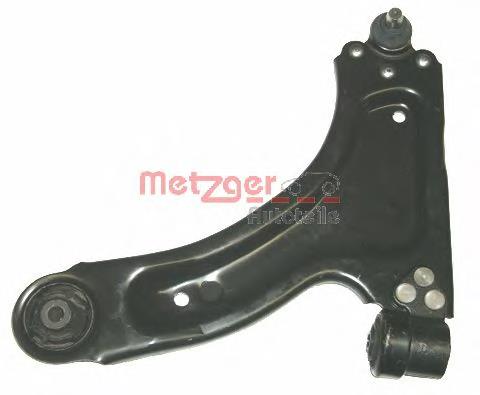 58004501 Metzger braço oscilante inferior esquerdo de suspensão dianteira