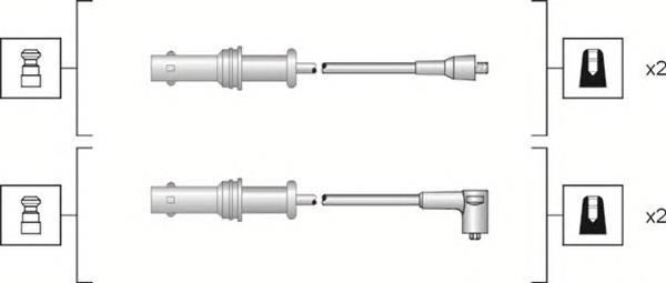 Высоковольтные провода 941318111152 Magneti Marelli