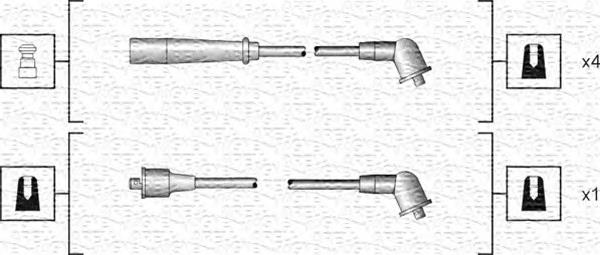 Высоковольтные провода 941318111185 Magneti Marelli