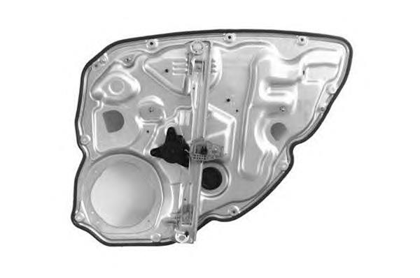 Mecanismo de acionamento de vidro da porta traseira direita 71740202 Fiat/Alfa/Lancia