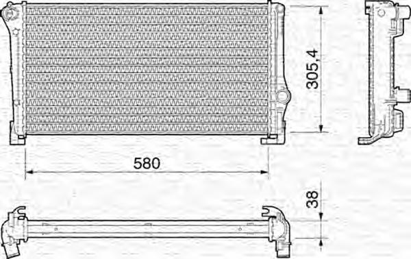 Радиатор 53248A NRF