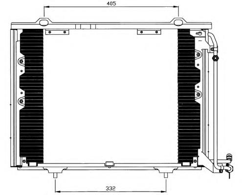 8880400354 Waeco radiador de aparelho de ar condicionado