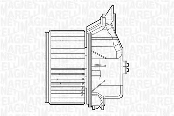 069412528010 Magneti Marelli motor de ventilador de forno (de aquecedor de salão)