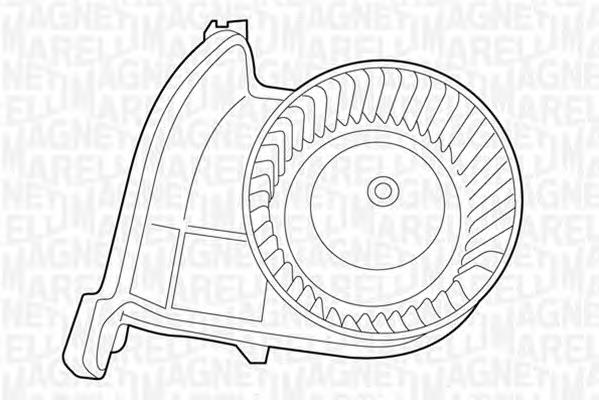 069401326010 Magneti Marelli motor de ventilador de forno (de aquecedor de salão)