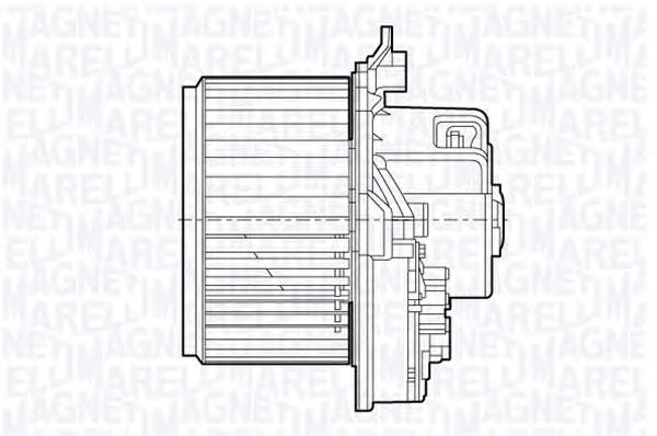 069412649010 Magneti Marelli motor de ventilador de forno (de aquecedor de salão)