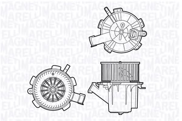 069 41 270 601 0 Magneti Marelli motor de ventilador de forno (de aquecedor de salão)