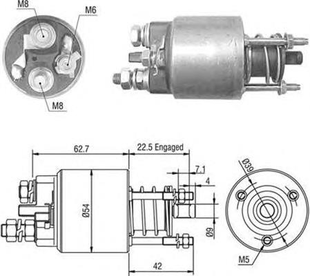 CSO30103AS Casco Тяговое реле стартера
