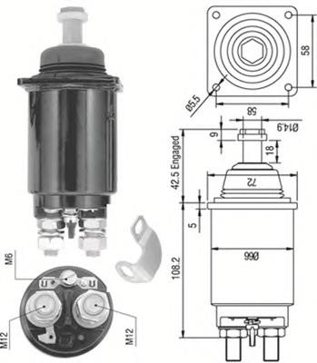 Стартер 940113050312 Magneti Marelli