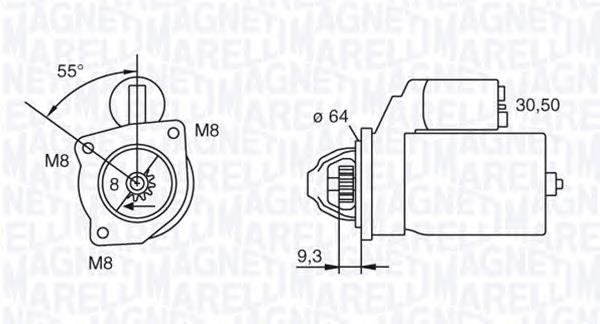 063103022010 Magneti Marelli motor de arranco