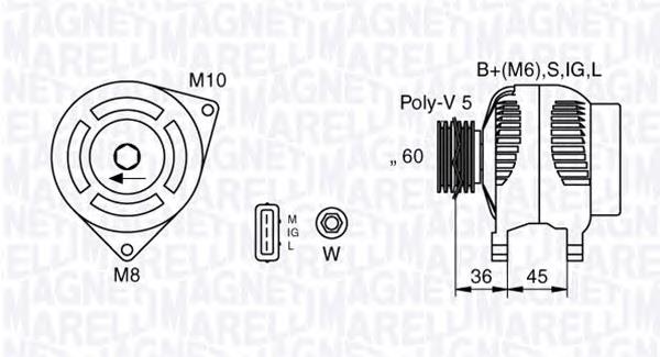 063377433010 Magneti Marelli gerador