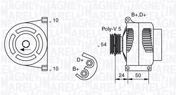 063377027010 Magneti Marelli gerador