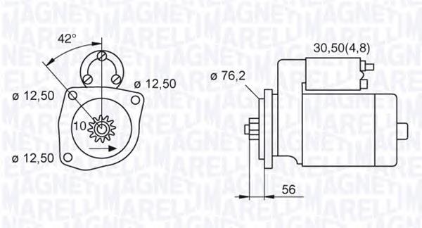 063521230120 Magneti Marelli motor de arranco