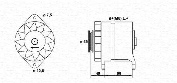 Генератор 7701499456 Renault (RVI)