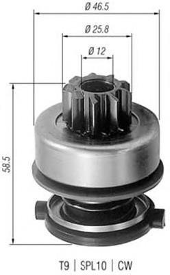 Купить AMB0259 Magneti Marelli Бендикс стартера