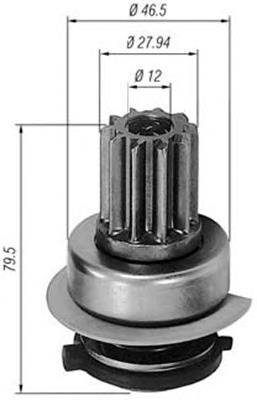 139850 REMA-PARTS roda-livre do motor de arranco