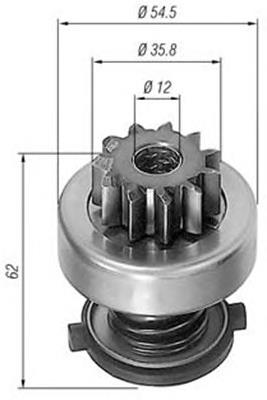 Roda-livre do motor de arranco 9002336230 Bosch