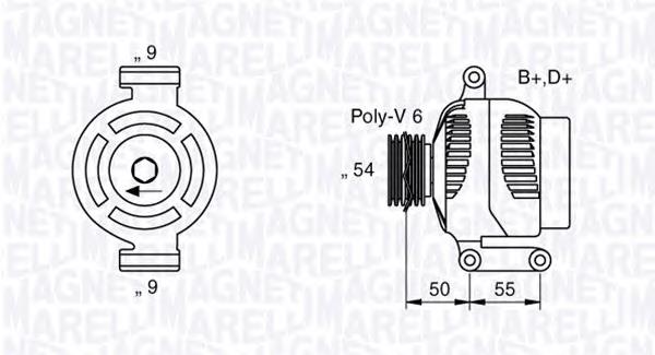 063358061010 Magneti Marelli gerador