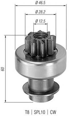 Бендикс стартера Bosch F00M133240
