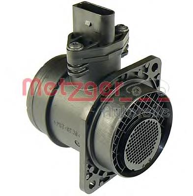 0891075 Metzger sensor de fluxo (consumo de ar, medidor de consumo M.A.F. - (Mass Airflow))